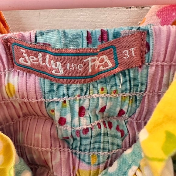 Jelly the Pug Easter Ruffle Dress - 3T - Picture 6 of 6